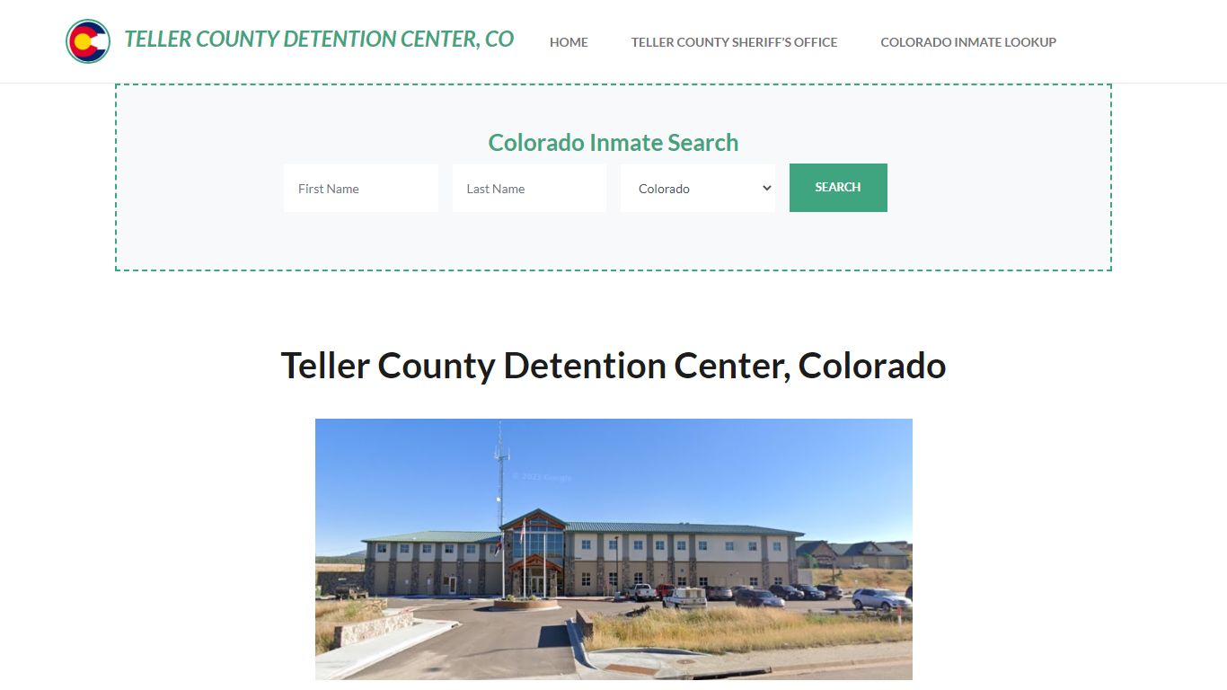 Teller County Detention Center, CO Inmate Roster, Offender Search